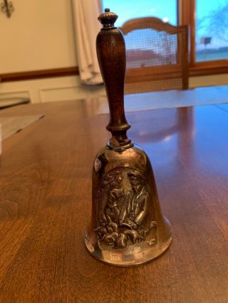 Norman Rockwell Silver Plated B&B Bell 