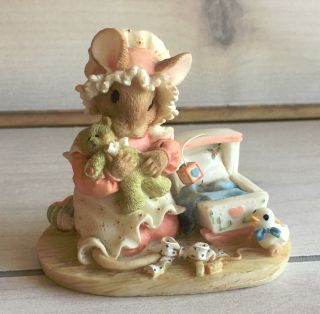 Priscilla Hilman 1995 " Hush,  My Baby,  My Doll " Mouse Tales Figurine