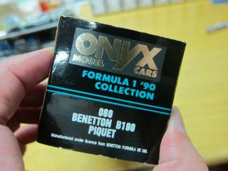 ONYX - Scale 1/43 - FORMULA 1 90 - BENETTON B190 PIQUET - Mini Car - F1 5