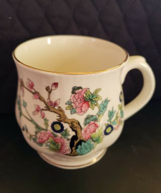 Ashley Fine Bone China England Indian Ming Tree Floral Tea Mug Coffee Cup