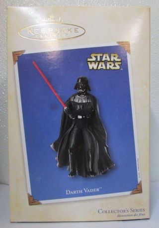 2002 Hallmark Keepsake Star Wars Darth Vader Collector 