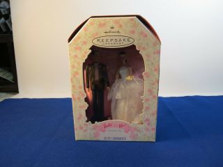 1997 Hallmark Keepsake Barbie And Ken Set Of 2 Ornaments Or Cake Topper