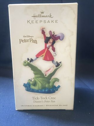 2008 Hallmark Keepsake Ornament Disney’s Peter Pan Tick - Tock Croc