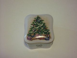 Royal Yarmouth 1986 Fine Porcelain Music Box " O Christmas Tree " Ltd Ed