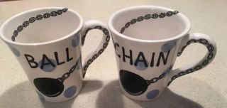 Ball And Chain Coffee Mugs Lorrie Veasey Our Name Is Mud Wedding Or Anniversary