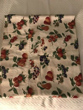 Longaberger Valance Fruit Medley Fabric 18 In.  X 75 In.