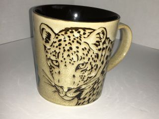 Leopard Cheetah Coffee Mug 18oz Glazed Animal Print Gorgeous Wild Cat A4