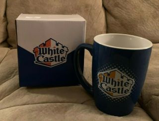 White Castle Mug " Crave It Hot And Steamy " Idegy Collectible Glass Htf
