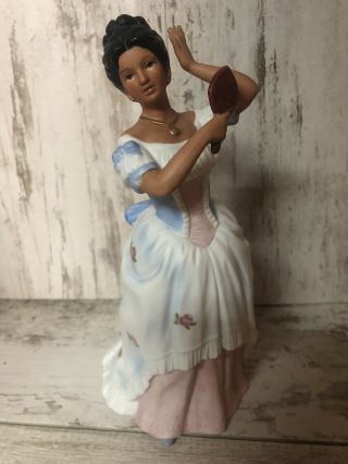 HOMCO Home Interiors Porcelain Figurine LADY Figurine BELLE OF THE BALL 3