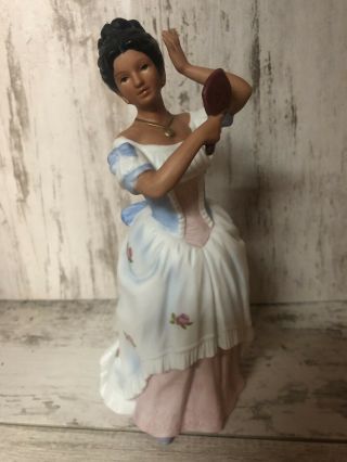 HOMCO Home Interiors Porcelain Figurine LADY Figurine BELLE OF THE BALL 4