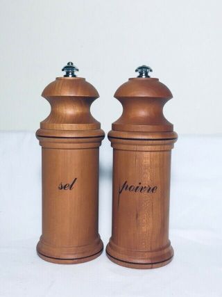 Banton By Vic Firth Salt And Pepper Mill Grinders Wood Sal Poivre 7 " Inch Guc