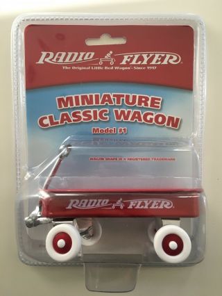 Miniature Radio Flyer Miniature Classic Wagon Collectible Model 1 -