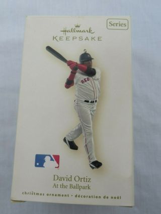 Hallmark Keepsake Ornament David Ortiz At The Ballpark 2007 Mlb Red Sox