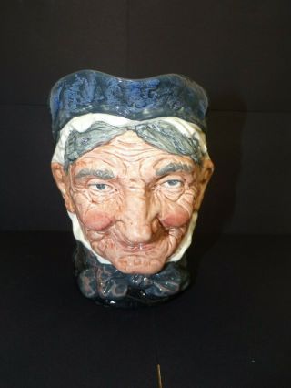 Vintage 6 " Royal Doulton Toby Jug Mug - Granny - Made In England - Daulton Cup
