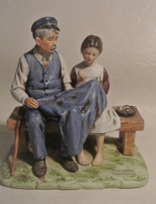 1979 " The Lighthouse Keepers Daughter " Figurine,  By Noeman Rockwell