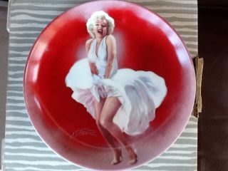 Marilyn Monroe In " The Seven Year Itch " Collector Plate 1990 1st In Series