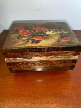 Romance Music Box Wood Swiss Made by Reuge 5