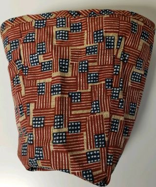 Longaberger Small Spoon Fabric Basket Liner Old Glory