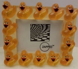Yellow Rubber Duck Ducky Picture Frame 2 1/2 " X 3 " Cute