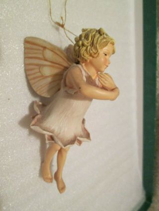 Cicely Mary Barker Flower Fairy Girl Ornament 2000 Pinks 4 " Tall Gentle Use
