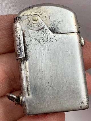 Vintage Push Button Semi Automatic Standard Pocket Lighter - Vienna Austria