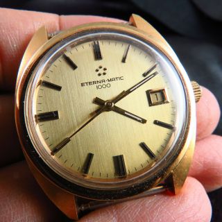 Swiss Made Eterna Matic 1000 Automatic Men Watch