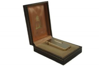 Solid 14 K Kt Karat Yellow Gold Butane Dunhill Cigarette Cigar Lighter Case Box