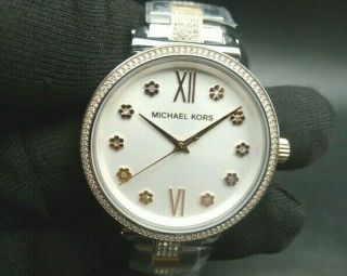 Old Stock - Michael Kors Sofie Mk3880 - Two Tone Stainless Steel Lady Watch