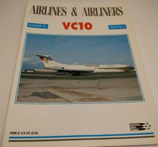Airlines And Airliners Vc10 Vintage Paperback Publication