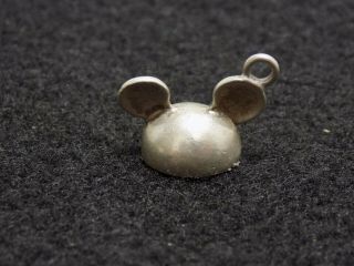 Vintage Sterling Silver 925 Walt Disney Mickey Mouse Ears Cap Charm