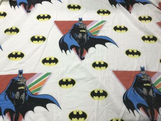 Vintage 1989 Batman Joker Twin Sheet Set Dc Comics 80s Hero Bedding Decore