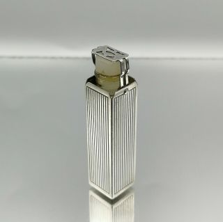 Very Rare Dunhill Solid Sterling Silver Perfumer Holder Famous Lighter Brand