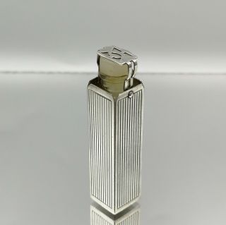 Very Rare Dunhill solid sterling silver perfumer holder famous lighter brand 2