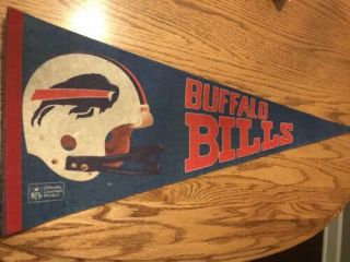 Vintage Buffalo Bills Pennant From 70 