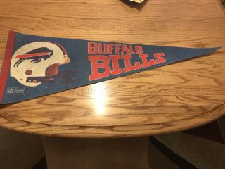 Vintage Buffalo Bills Pennant from 70 ' s 2