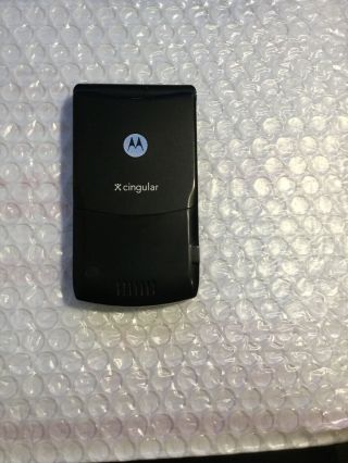Motorola RAZR V3 - 5.  5 MB - Black GSM  Flip Phone T - mobile Metro 3