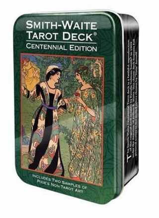 Tarot Card Deck Vintage Antique Set Centennial Edition Tin Box 1909