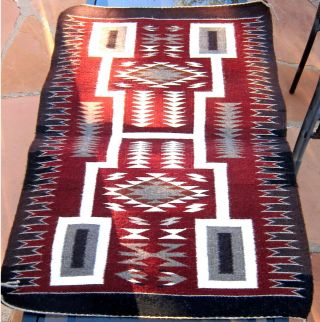 Vintage fine Navajo rug 