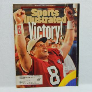 Sports Illustrated February 6,  1995 Cover Steve Young Bowl Mvp