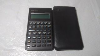 Vintage Hp 20s Scientific Calculator Hewlett Packard Soft Case Vfine