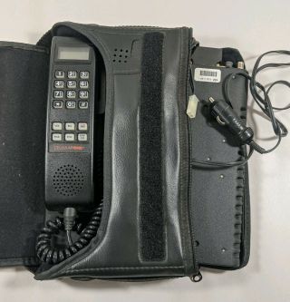 Vintage Cellular One Motorola Cellphone Model Scn2498a Mobile Bag Car Phone