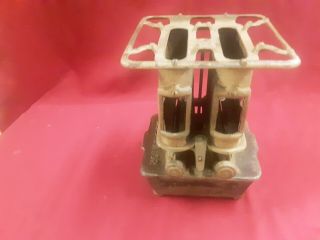 Antique/Vintage Cast Iron Double Burner Camp Stove and Heater 3