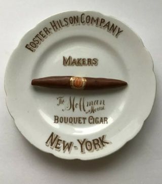 Very Rare Antique Foster - Hilson Hoffman House Cigar Advertising Plate York