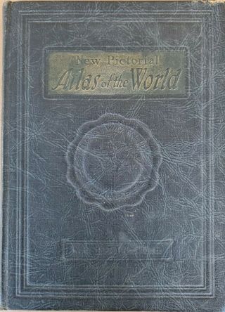 Pictorial Atlas Of The World.  1930 Vintage Vtg.  Census Edition