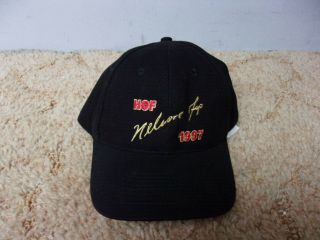 Vintage Nelson Nellie Fox 1997 Baseball Hall Of Fame Hof Black Snapback Hat