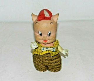 Vintage 1968 Porky Pig Doll By Warner Brothers Seven Arts,  Inc