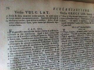 1657 FIRST EDITION LONDON POLYGLOT Bible SYRIAC ARABIC GREEK 3