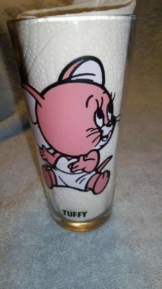 Tuffy Pepsi Collector Series Glass,  Rare Vintage 1975,  Tom & Jerry