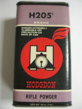 Hodgdon Vintage Powder Can H205 Empty