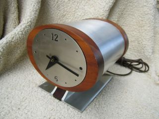 Vintage Mid Century Retro Atomic Desk Clock George Nelson Style ? Nr